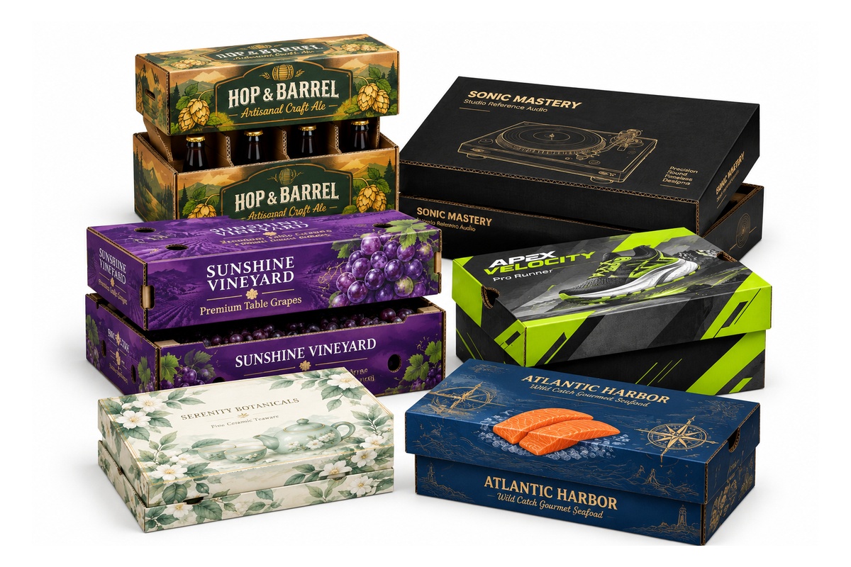 Lid & Base Boxes custom packaging direction