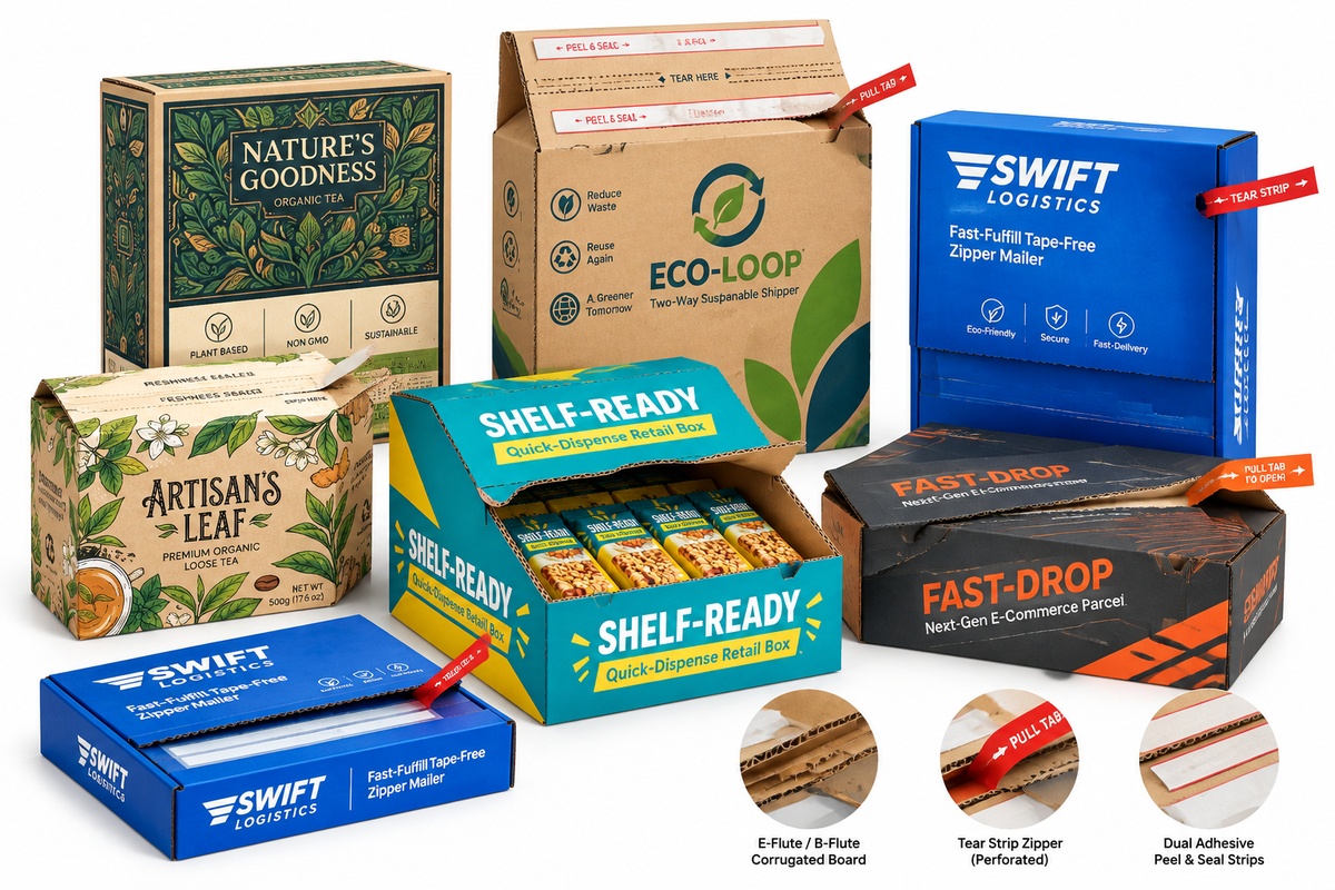 Tear-Open Boxes packaging category