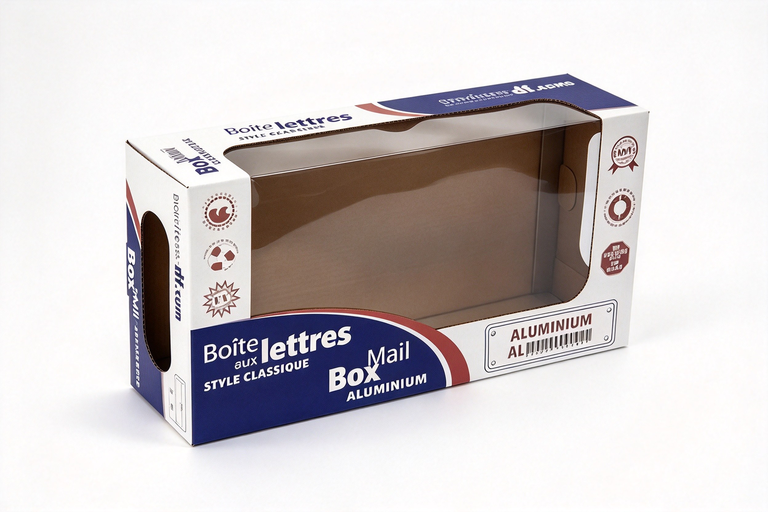 Aluminium Mailbox Retail Window Box front view