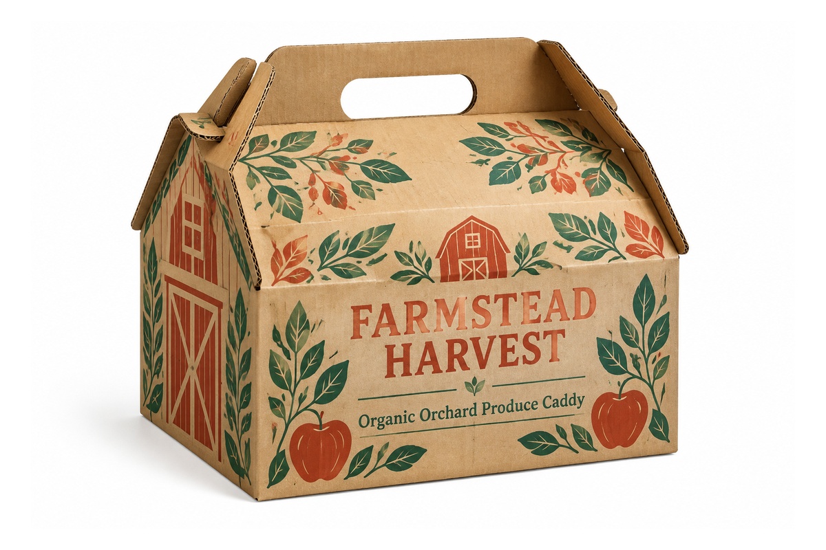 Barn Style Interlocking Gable Carrier packaging product