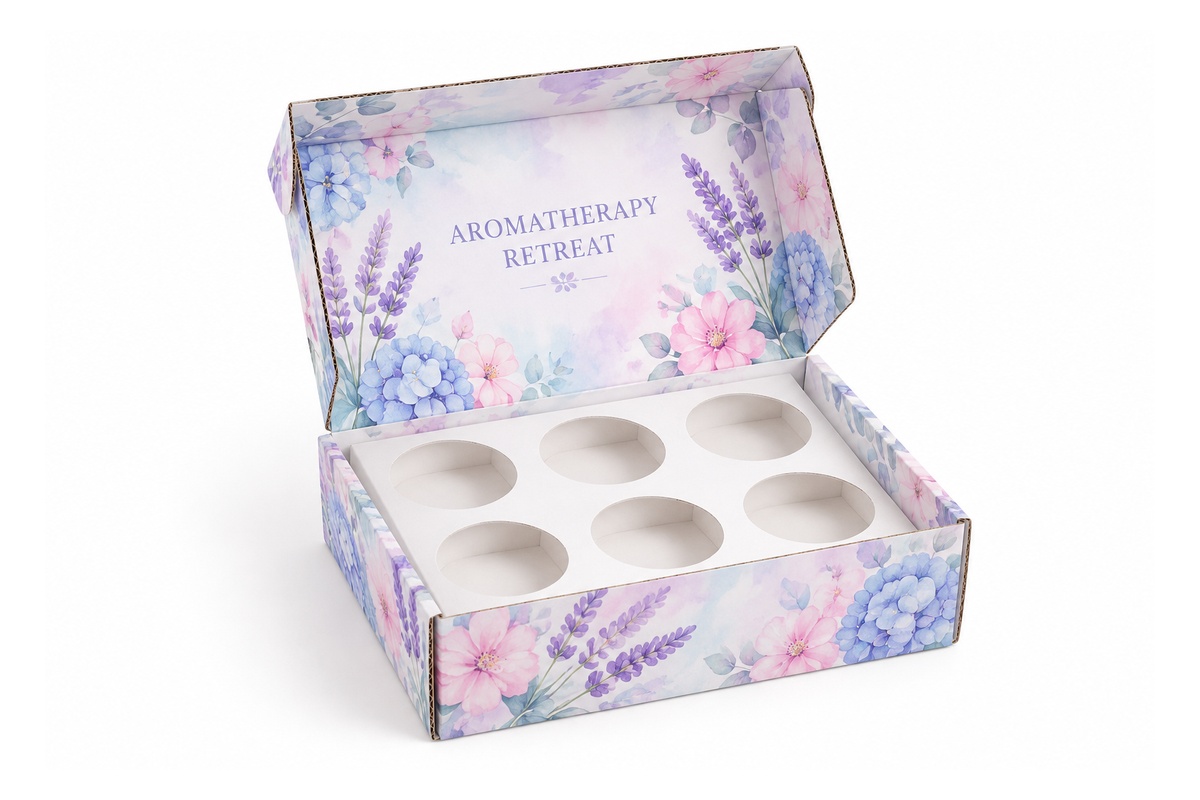Bath Bomb & Haircare Gift Set Box packaging product