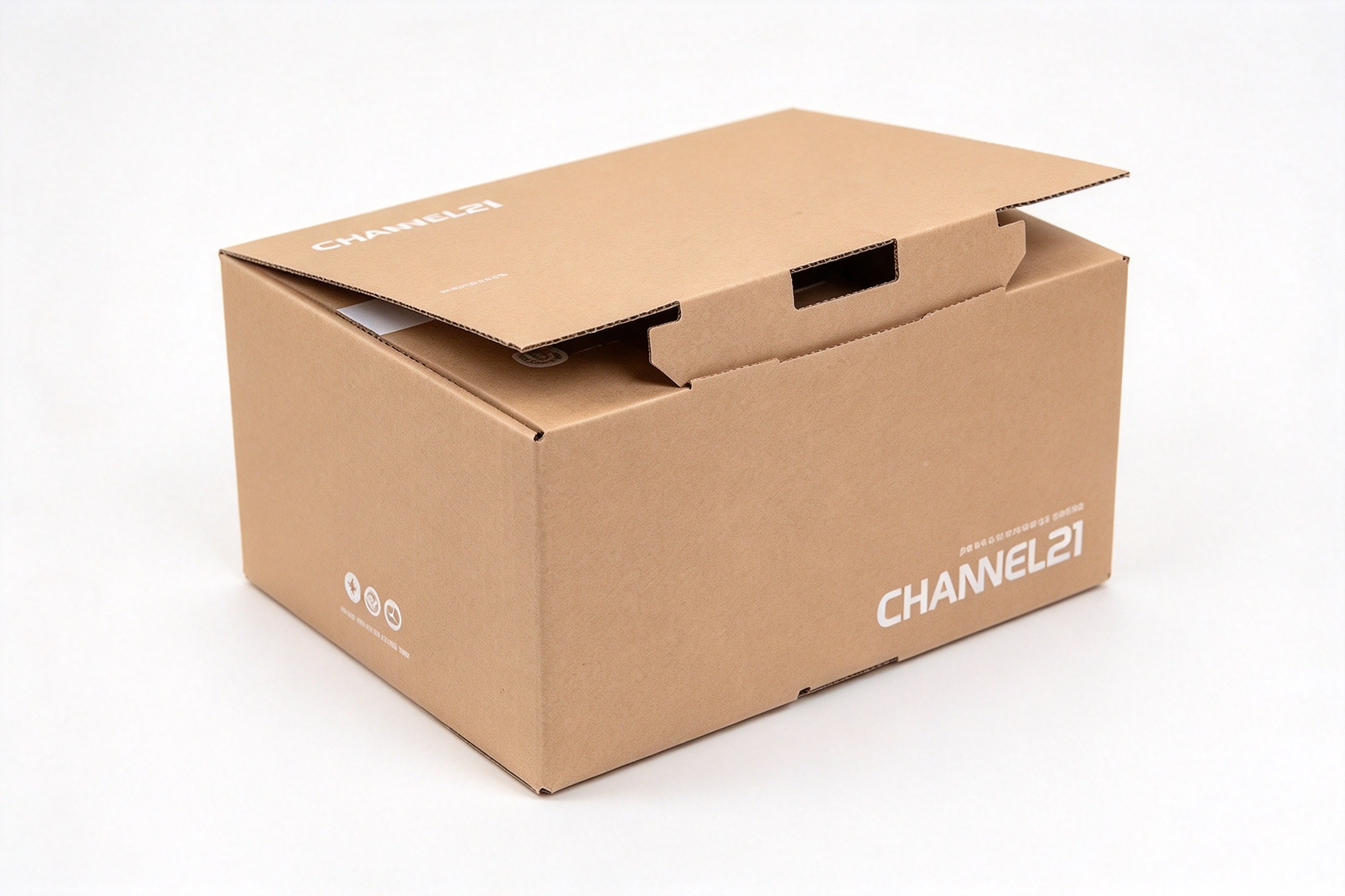 Channel21 Kraft RSC Apparel Mailer front view