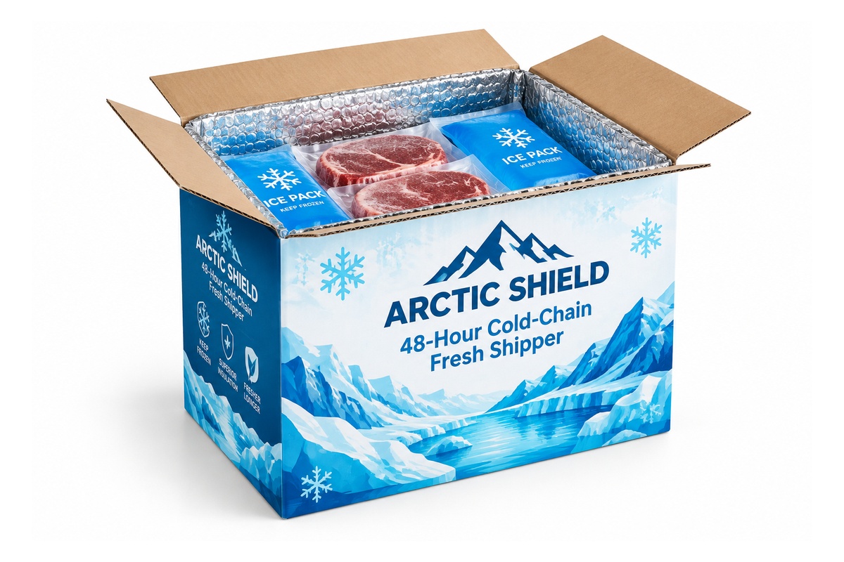Insulated Cold-Chain Corrugated Shipping Shipper Carton packaging product