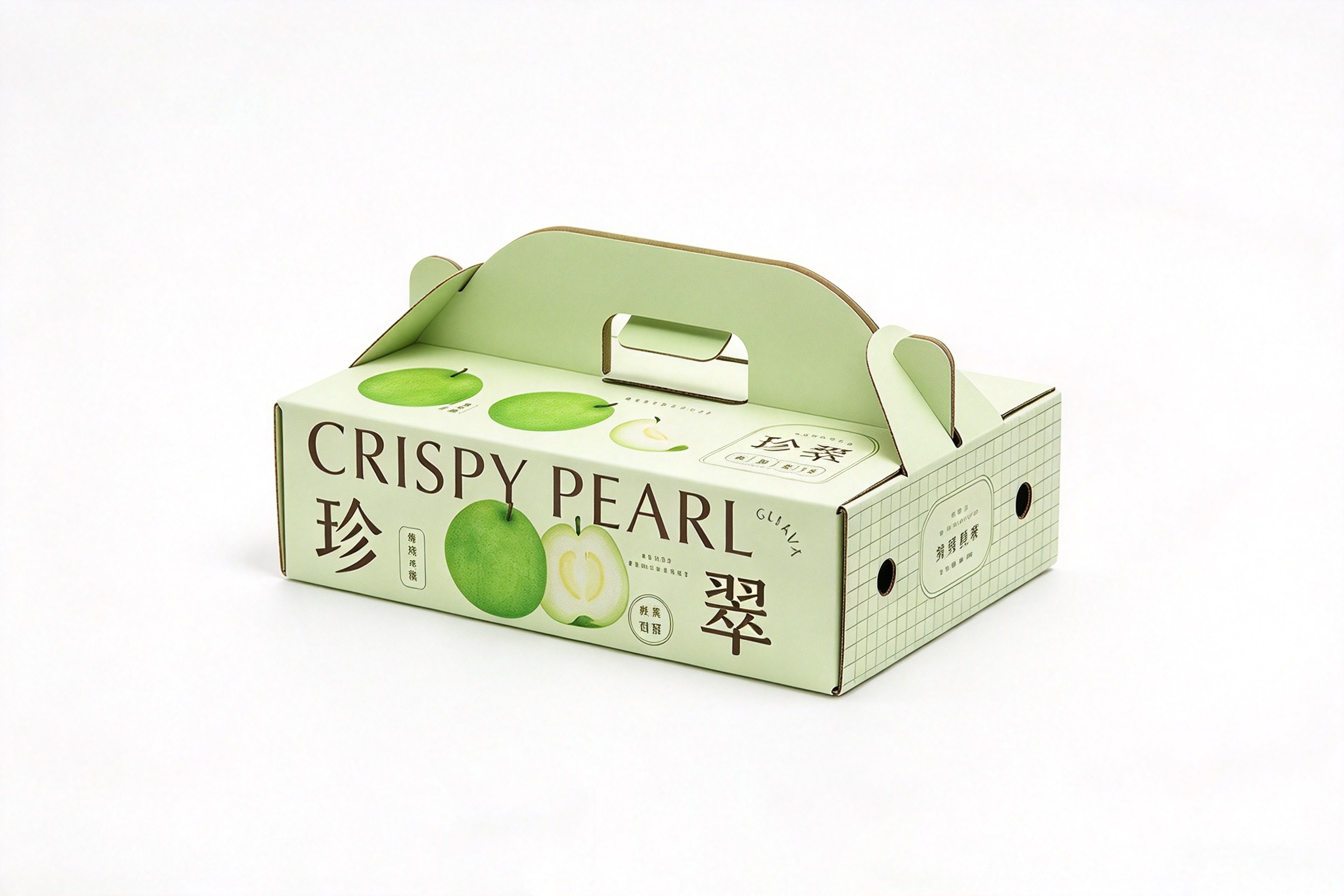 Crispy Pearl Guava Fruit Carry Box front view