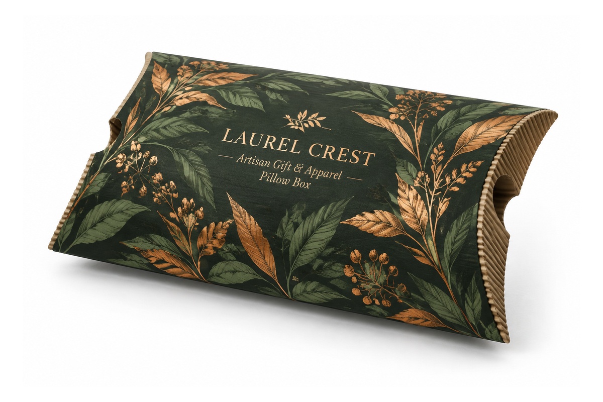 Curved Pillow Fold Gift Carton packaging product