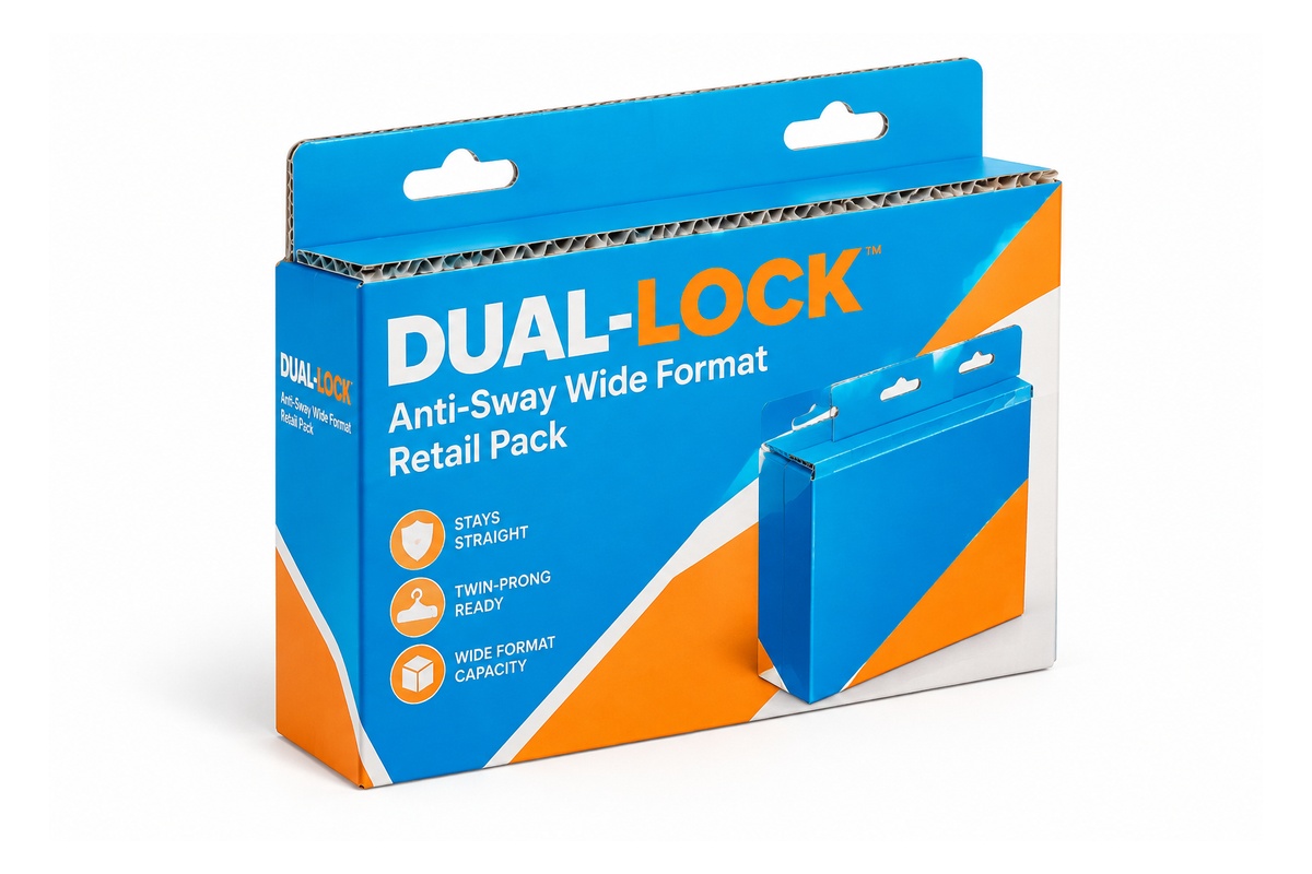 Dual Hang Hole Anti Sway Wide Body Box packaging product