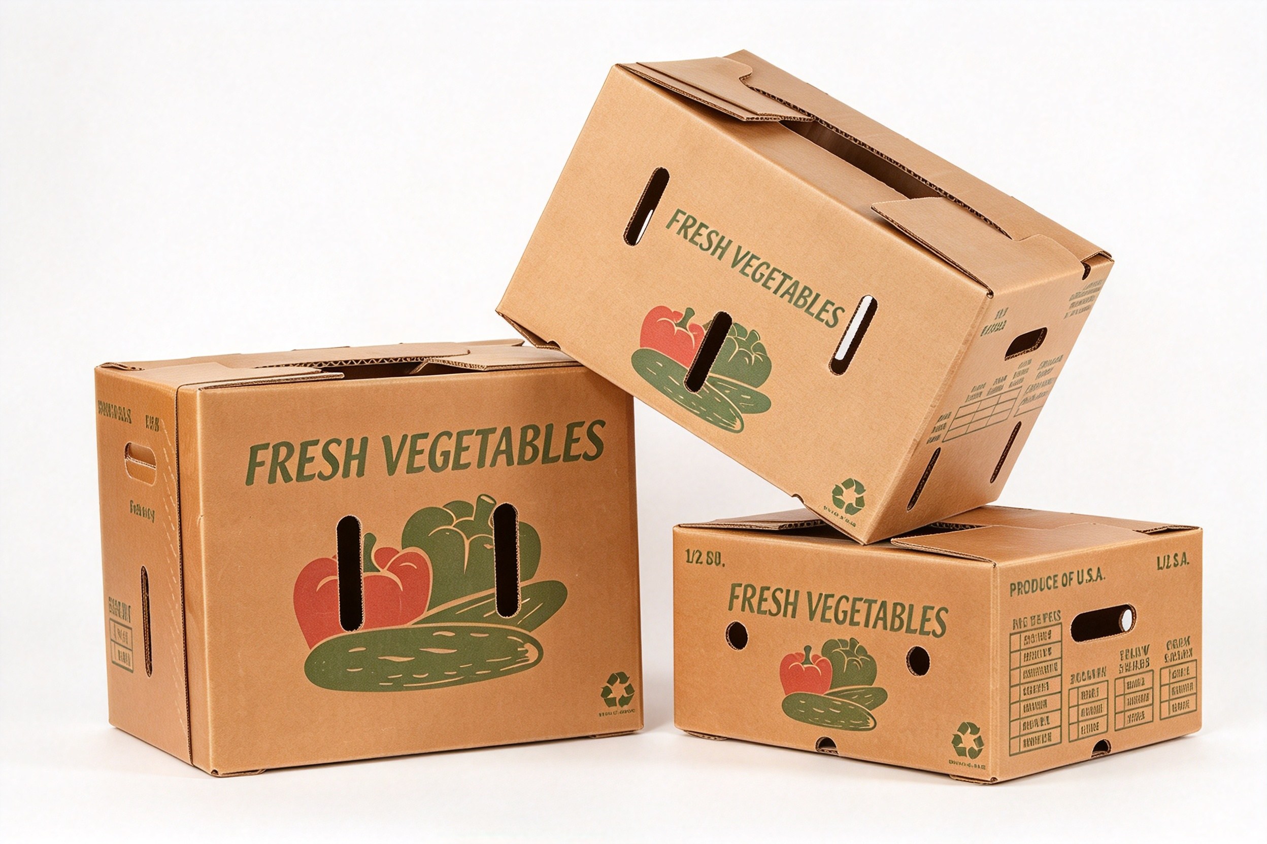 Fresh Vegetables Produce Shipper Range packaging product