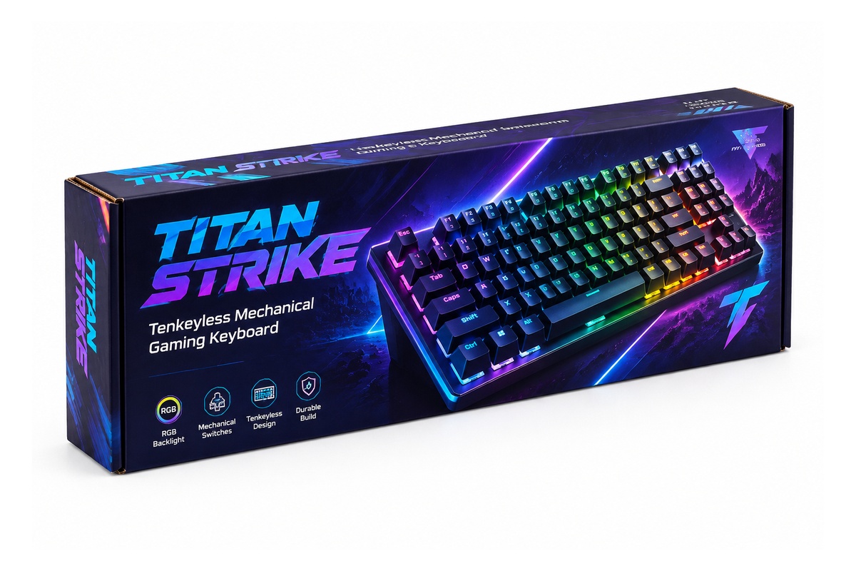 Mechanical Gaming Keyboard Slim Double-Wall Corrugated Carton packaging product