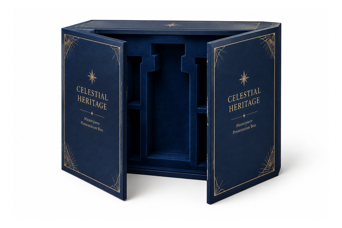 Gate Fold Double Door Magnetic Rigid Box packaging product