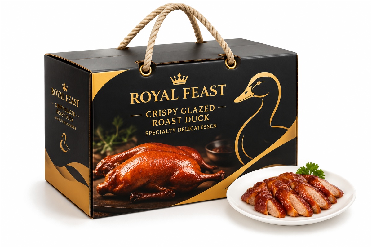 Glazed Roast Duck & Gourmet Delicatessen Specialty Carton packaging product