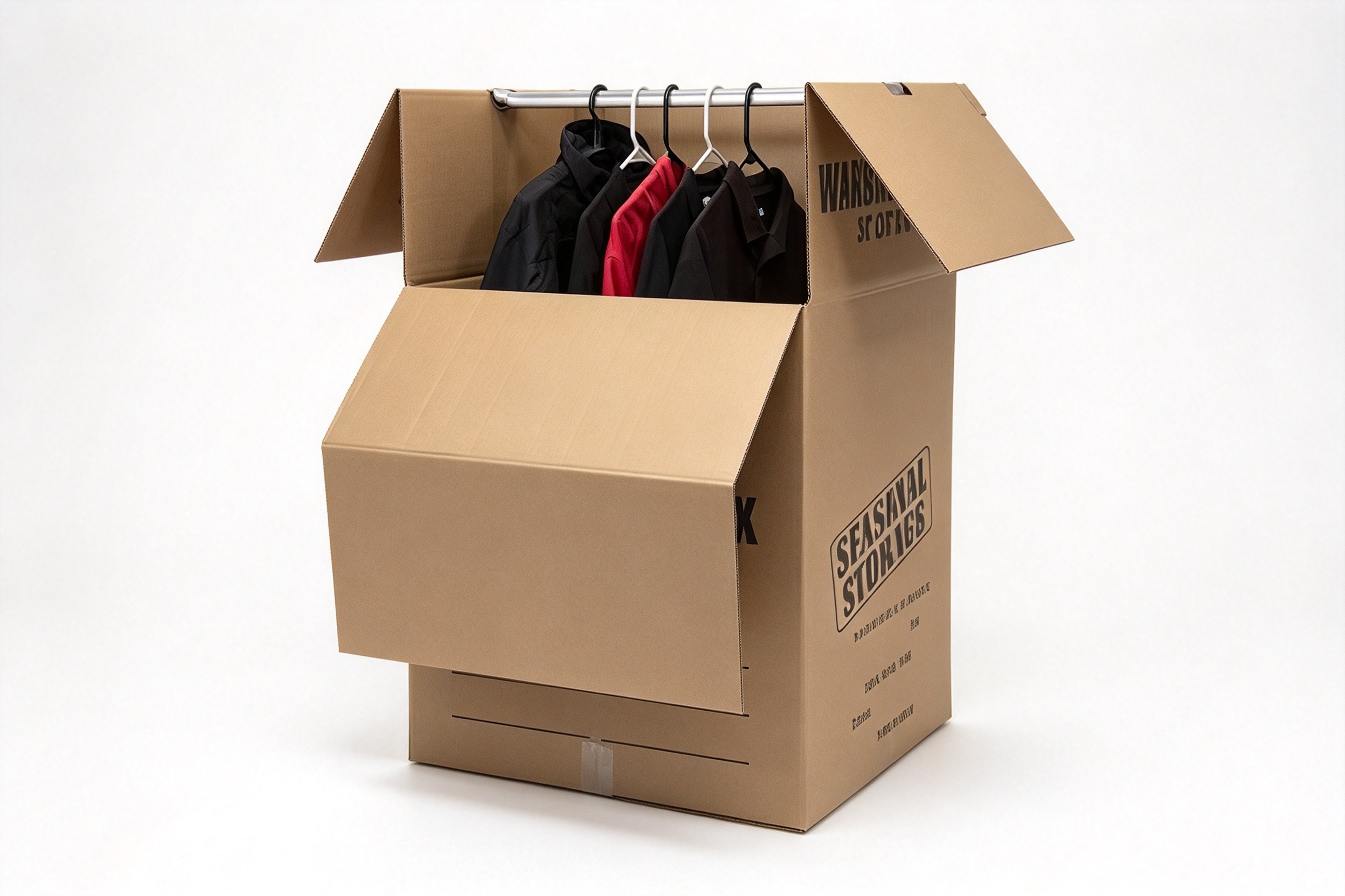 Hanging Rail Seasonal Wardrobe Box front view
