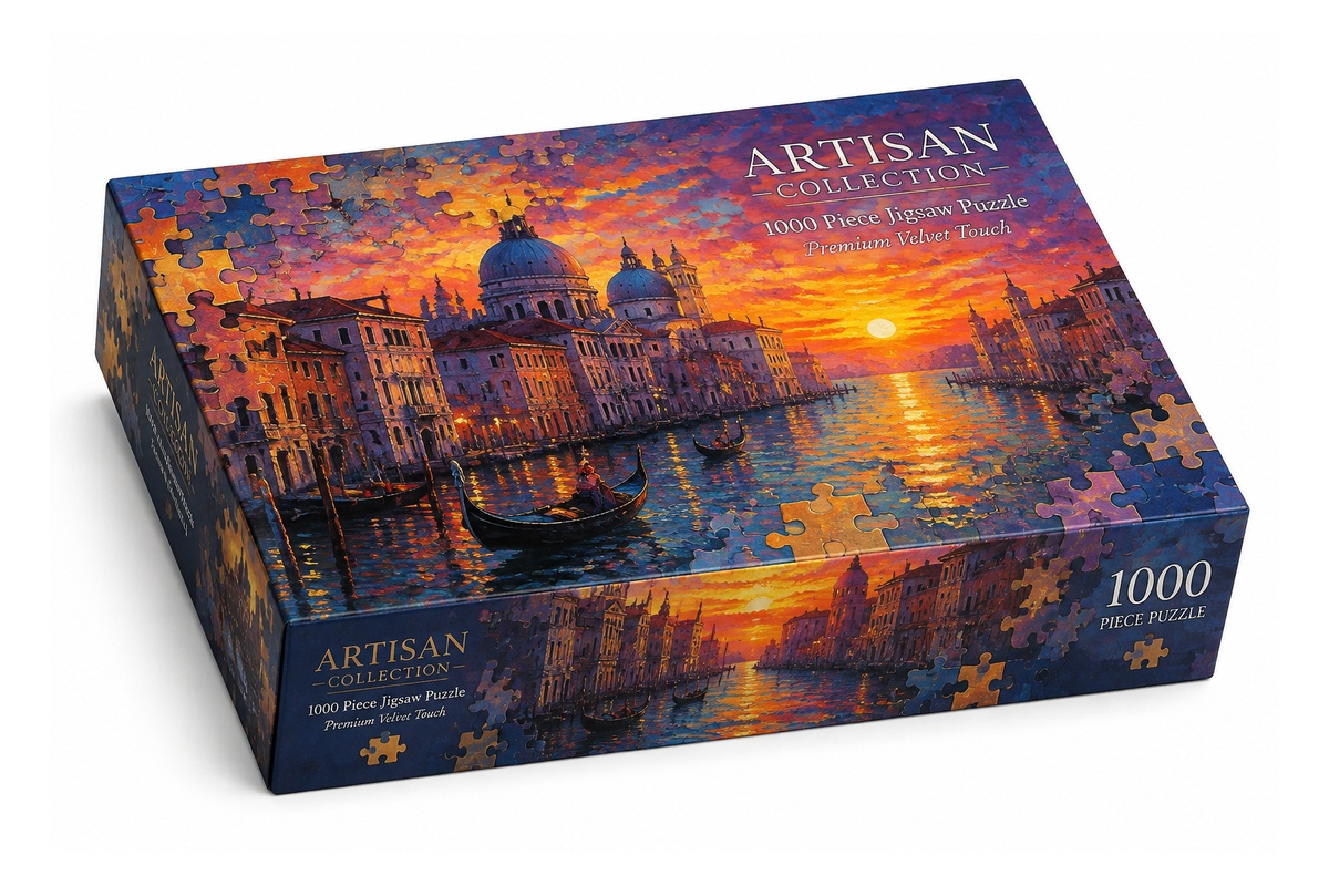 Jigsaw Puzzle Precision Tuck Box packaging product