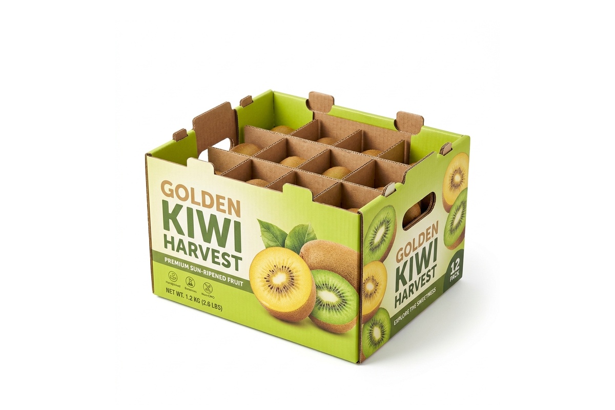 Kiwi Multi-Compartment Partition Box packaging product