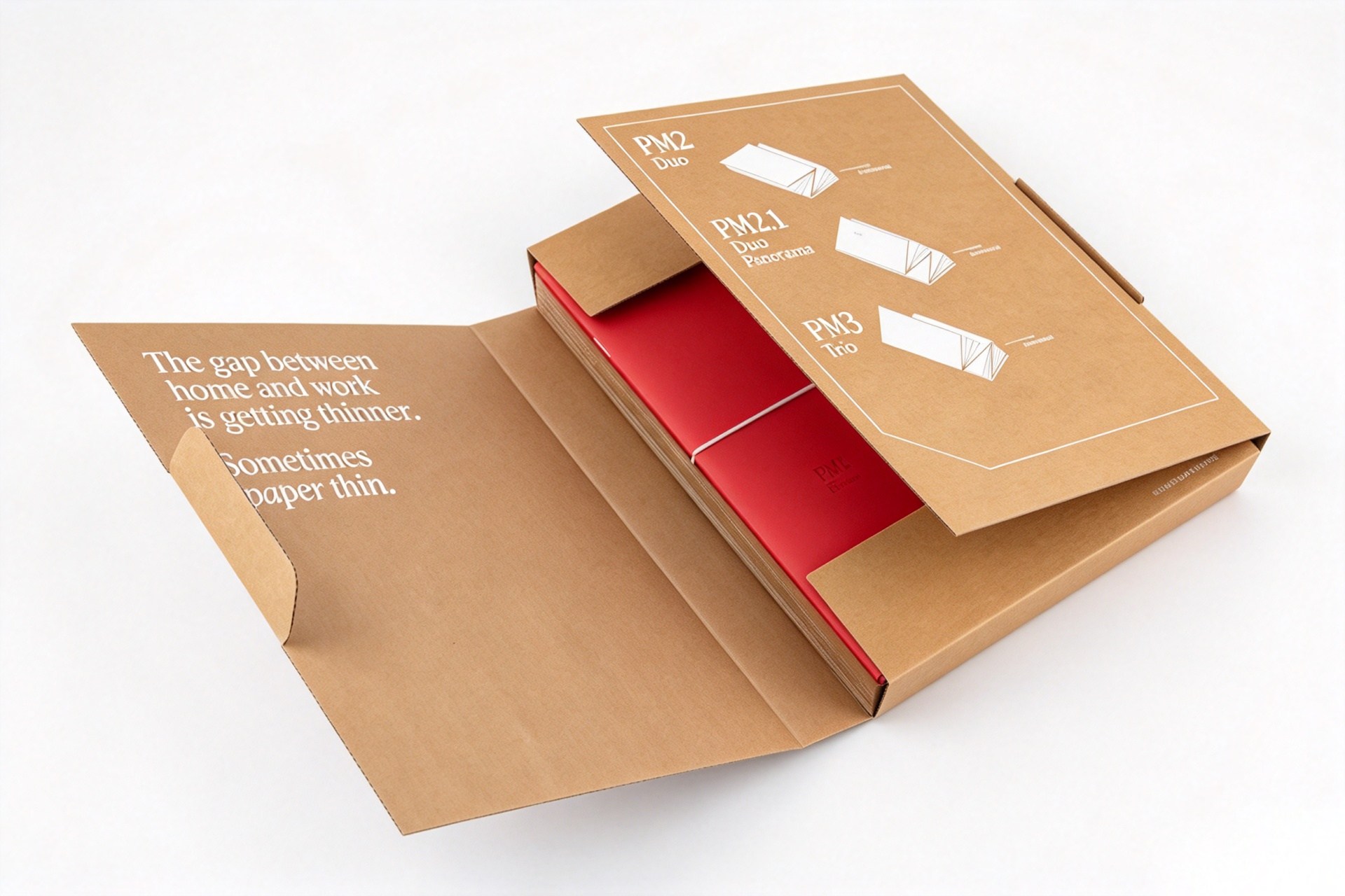 Kraft Book Wrap Mailer for Notebooks & Stationery front view