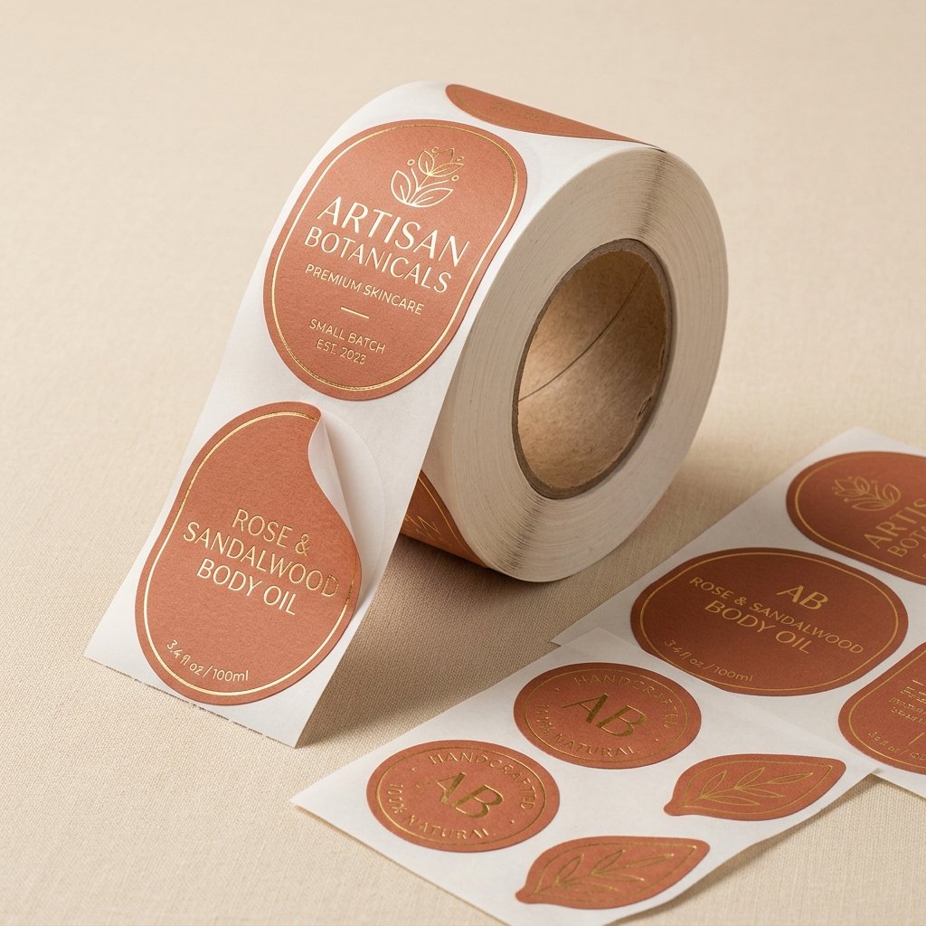 Illustrative Labels & Stickers sample