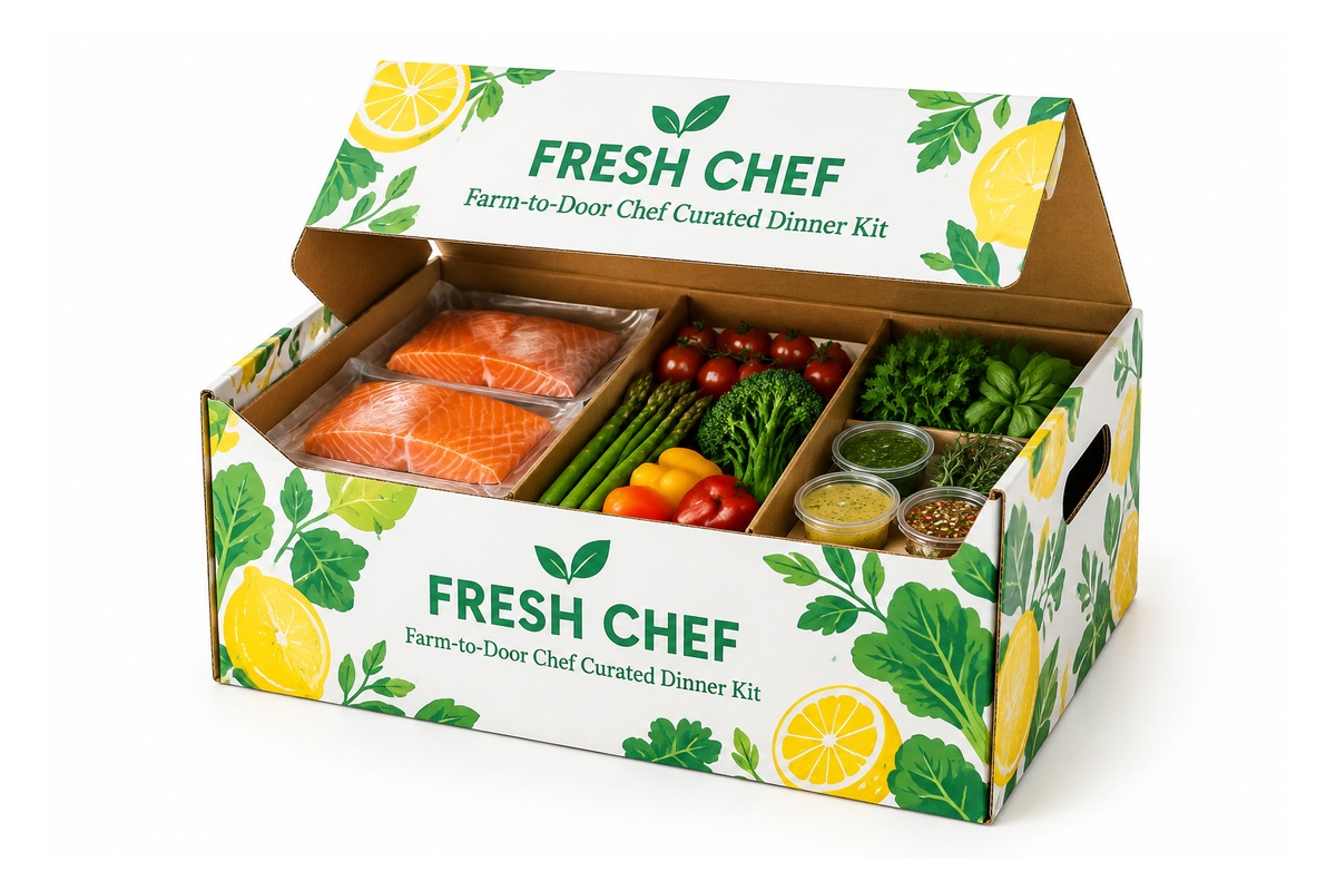 Fresh Meal Kit Cold-Chain Delivery Corrugated Shipper Carton packaging product