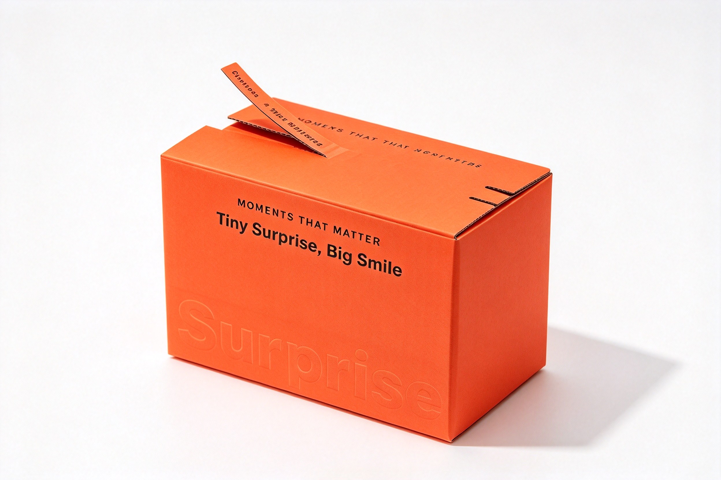 Room Spray Corrugated Tear-Open Box front view