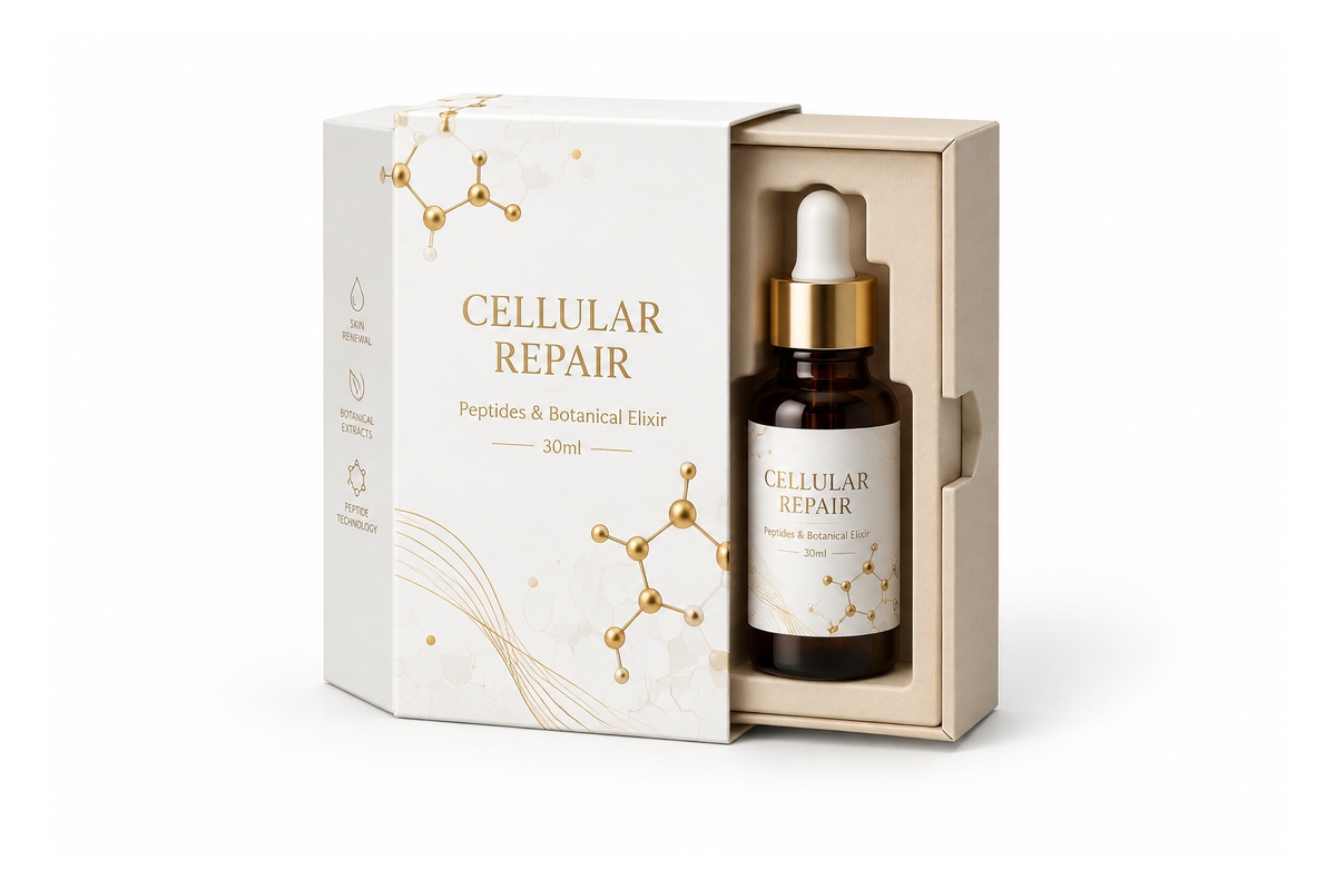 Anti-Aging Serum Ampoule Sliding Drawer Rigid Box packaging product