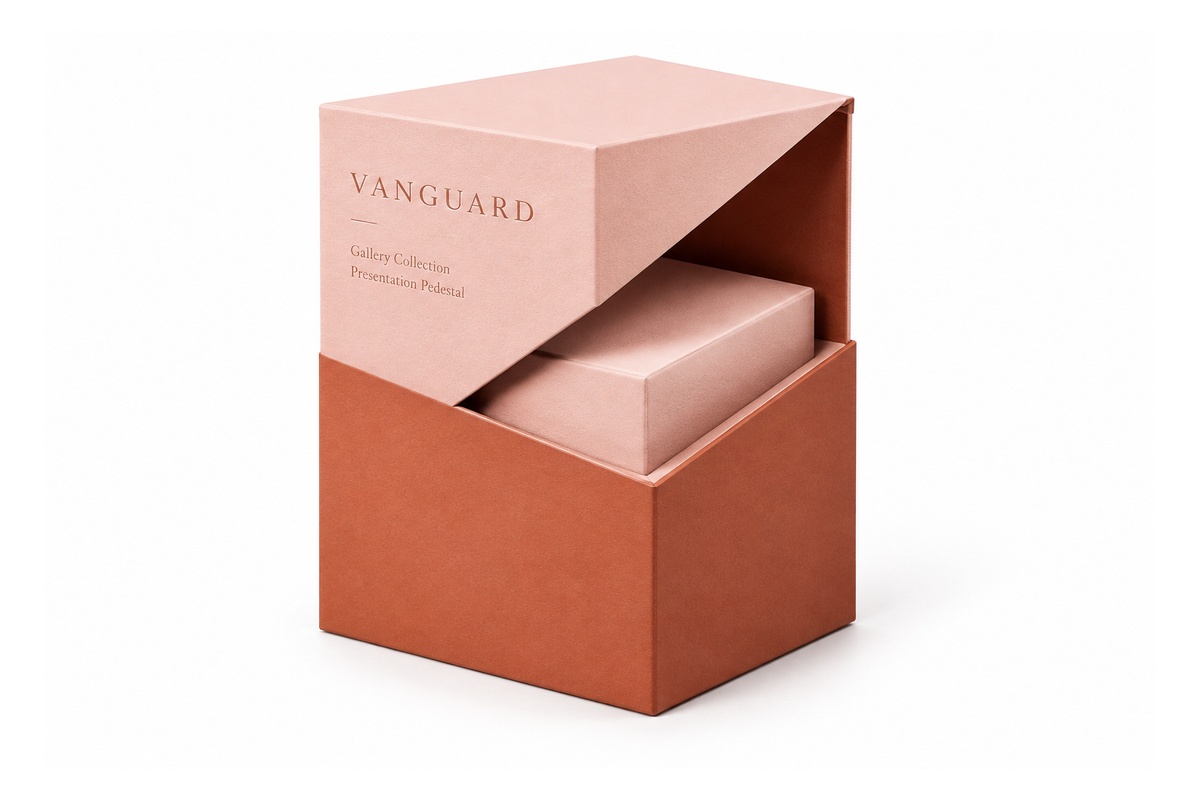 Slanted Reveal Edge High Base Rigid Box packaging product