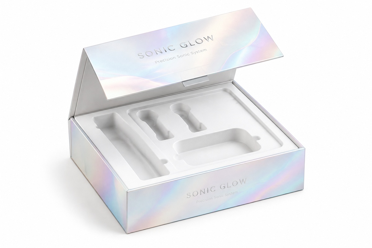Sonic Electric Toothbrush Magnetic Closure Gift Box packaging product