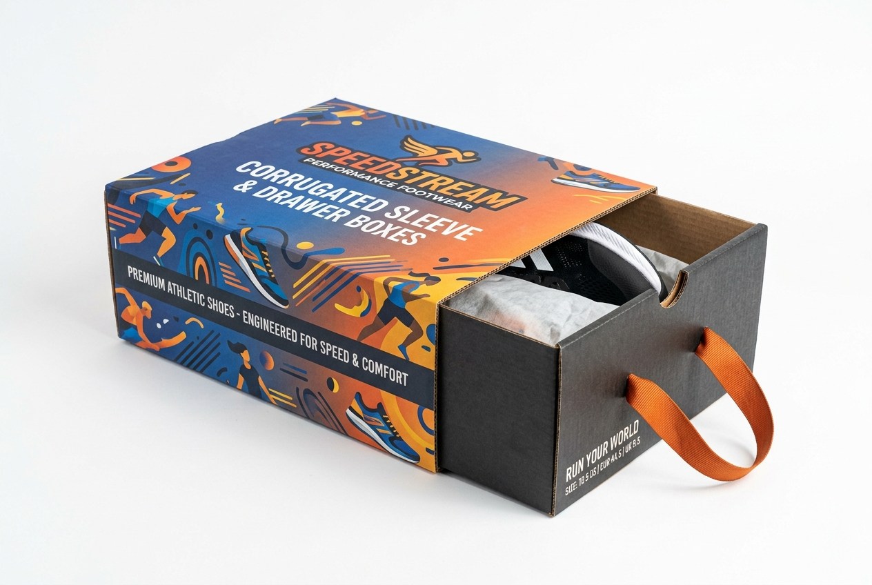 Speedstream Performance Shoe Sleeve & Drawer Box front view