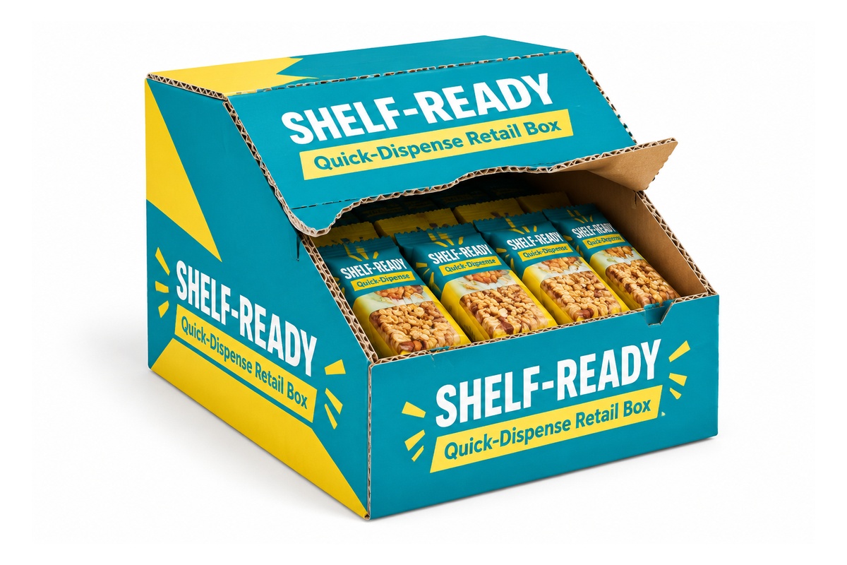 Srp Perforated Tear Off Display Carton packaging product