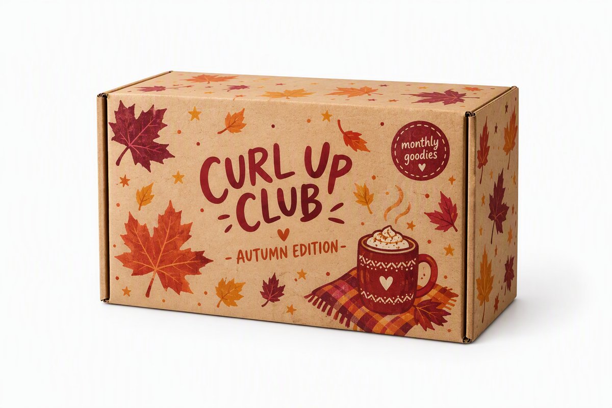 Subscription Box with Inside Printing packaging product