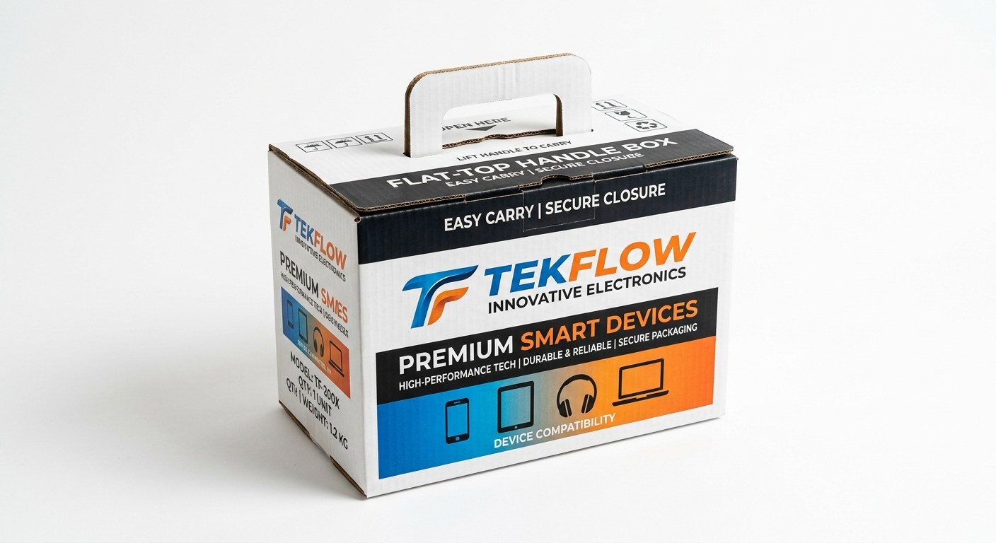 TekFlow Smart Devices Flat-Top Handle Box front view