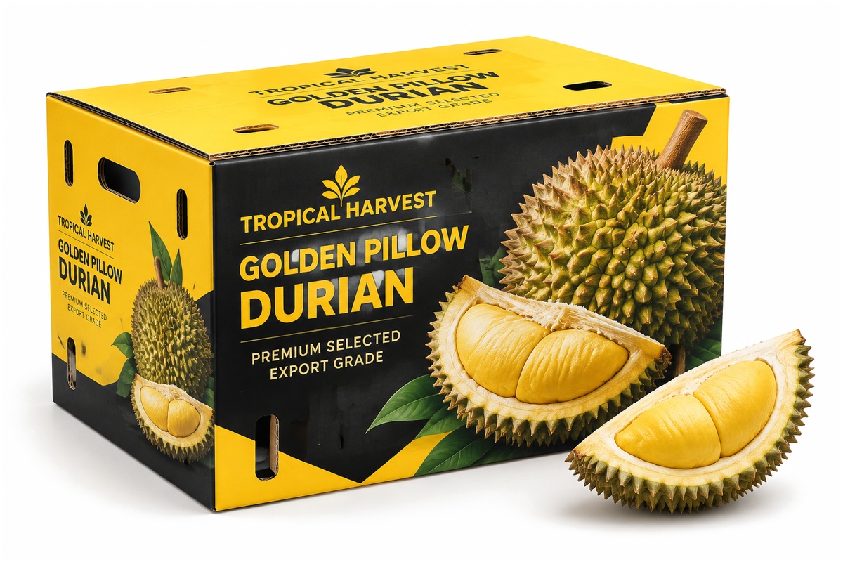 Tropical Durian & Exotic Fruit Heavy-Duty Master Shipper Carton packaging product