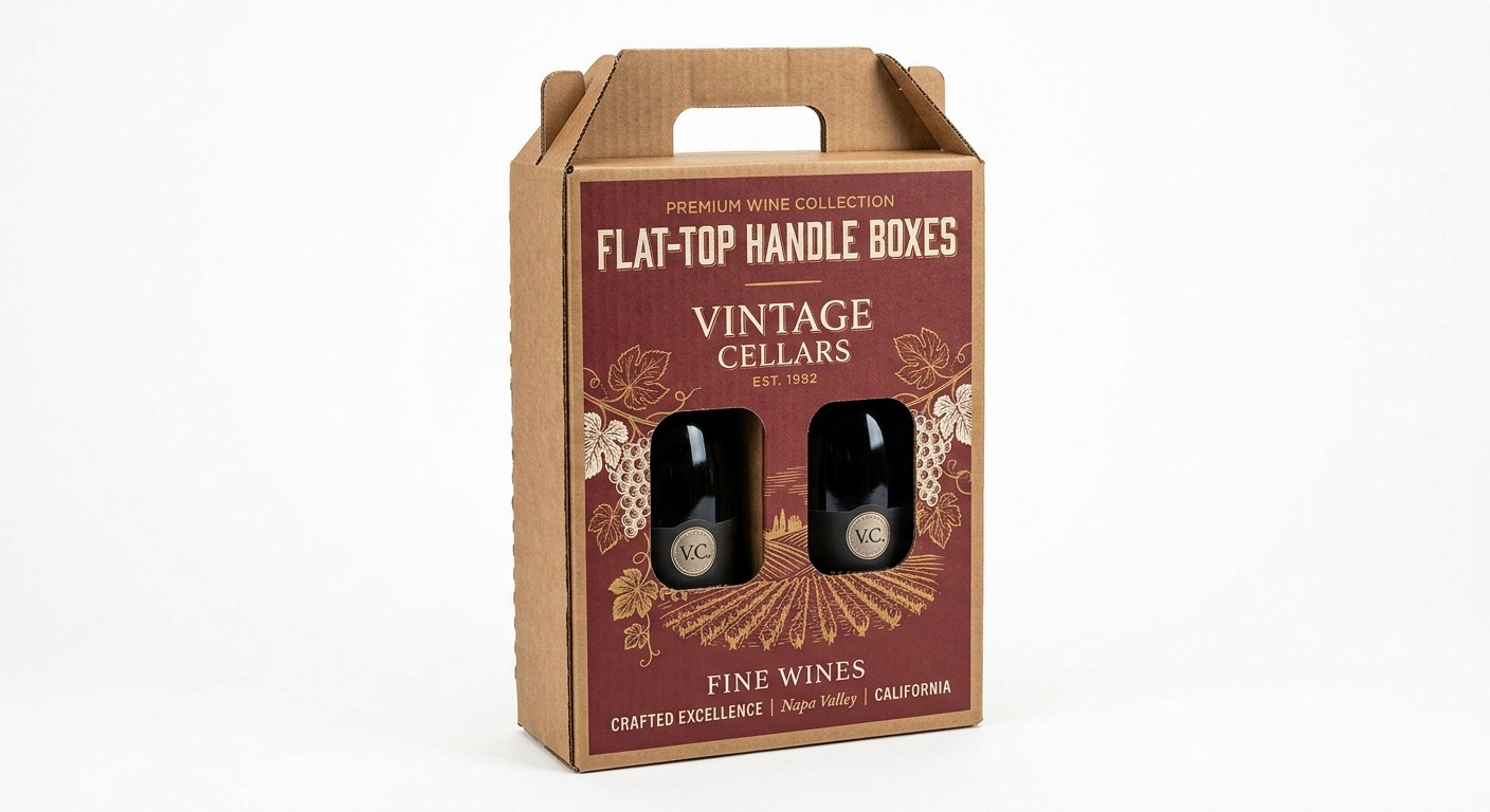 Vintage Cellars Two-Bottle Wine Carrier front view