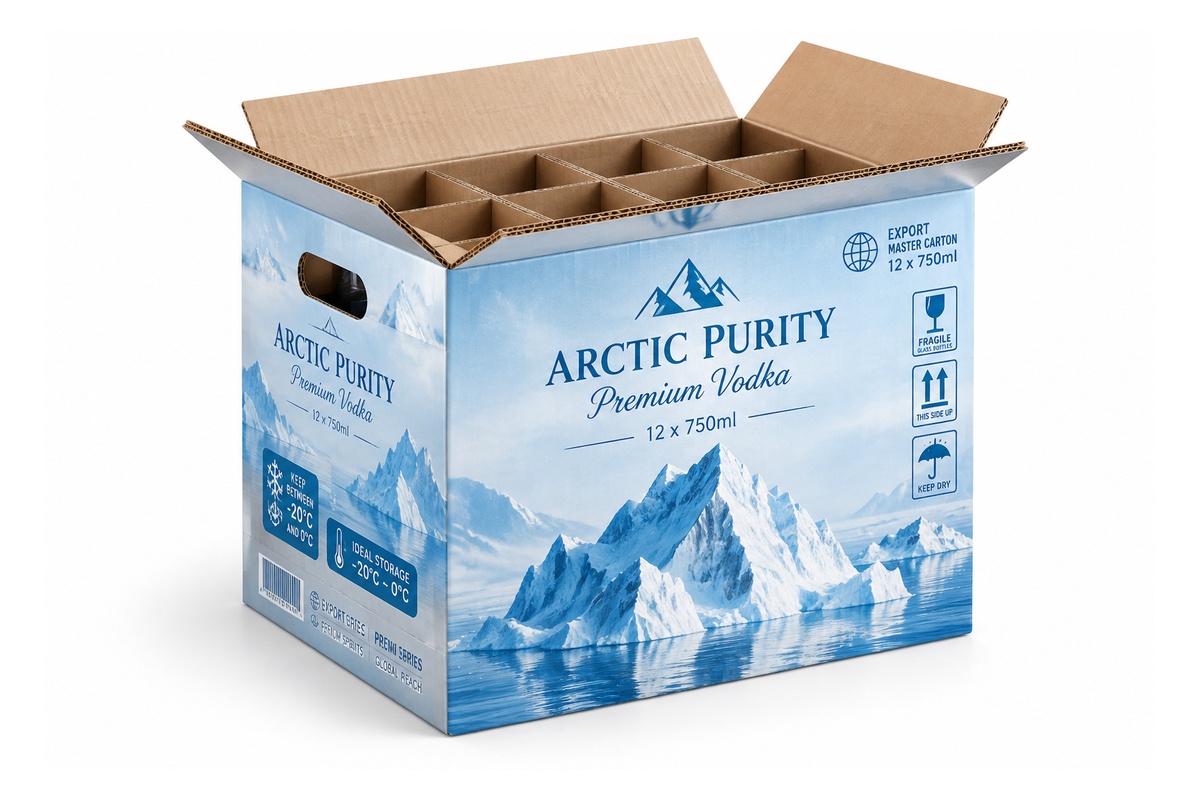 Vodka Heavy-Duty Shipping Carton packaging product
