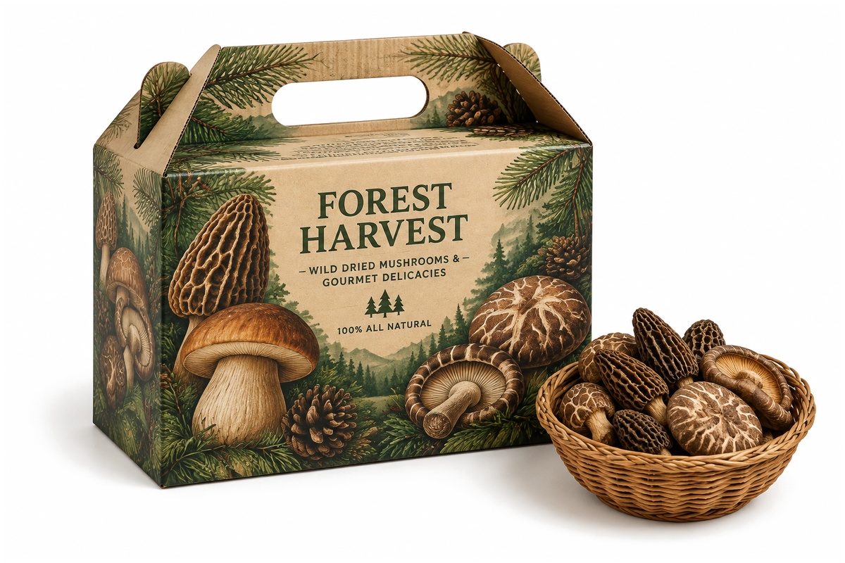 Wild Forest Gourmet Mushroom & Truffle Carry Gift Box packaging product